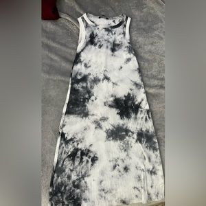 White and Black dress, size medium, Shein